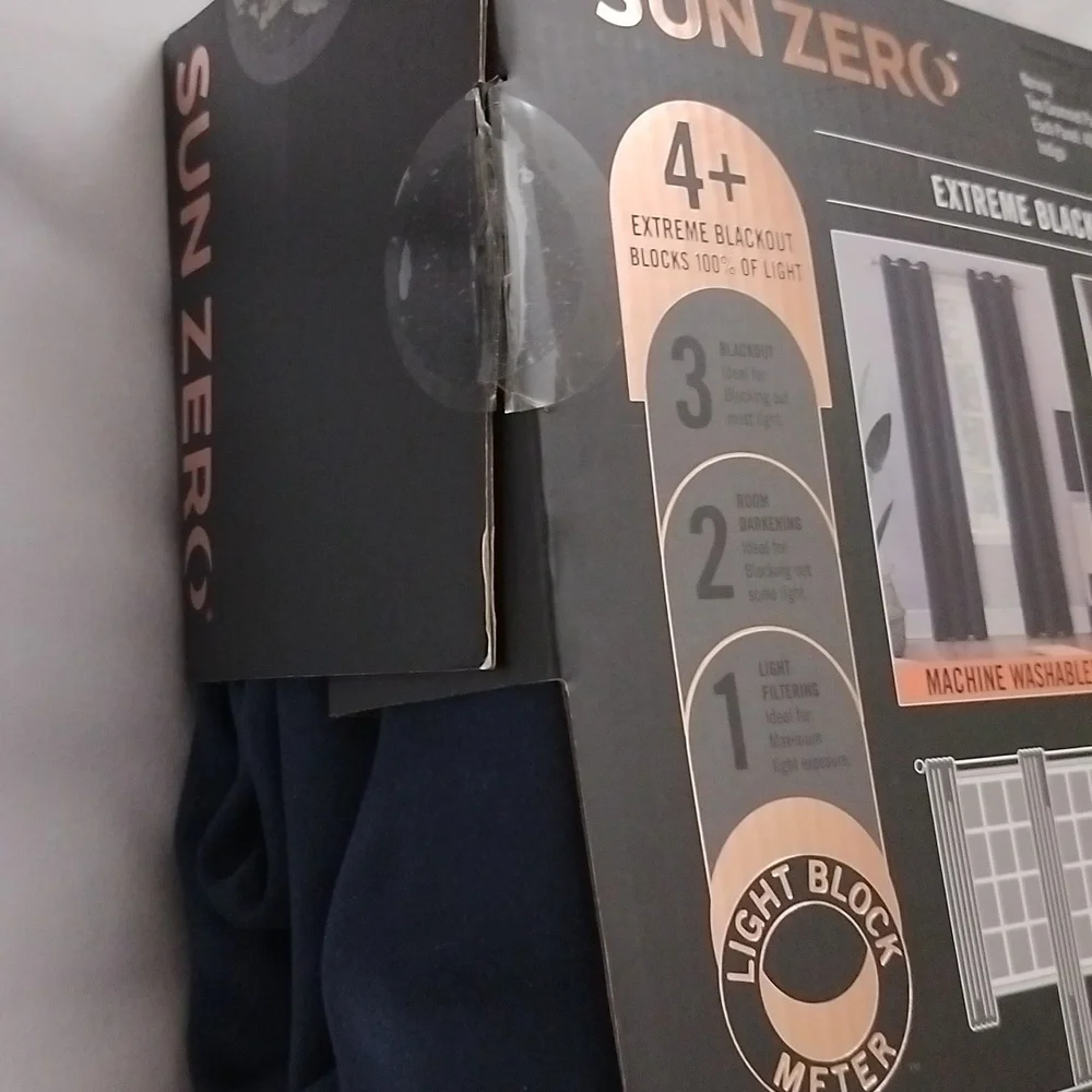 Sun Zero Norway Extreme Blackout Grommet Curtains 80